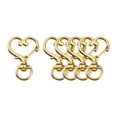 thumbnail image 2 of Heart Shaped Alloy Keychain 5Pcs Bag Buckle Decorative Accessory Holiday Party Favors, 2 of 6