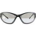 thumbnail image 2 of Global Vision Reflex Motorcycle Safety Sunglasses Grey Frame Clear Lens ANSI Z87.1, 2 of 4
