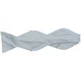 thumbnail image 1 of Carrot and Gibbs Men's Silver Grosgrain Bow Tie - One Size, 1 of 1