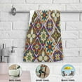 thumbnail image 6 of SKYSONIC 2 Pack Cotton Hand Towels 28.3 x 14.4 Inches Ultra Soft and Absorbent Towels for Face, Kitchen, Bath, Hotel, Gym, Mexican Talavera Tile Ceramic, 6 of 7
