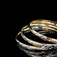 thumbnail image 2 of Gold Filled Bangle Set with Tri Color, 2 of 2