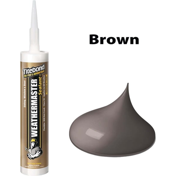 Titebond WeatherMaster 10 Oz. Polymer Sealant, 44221 Brown 44221
