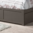 thumbnail image 4 of AFI Madison Full Solid Wood Platform Bed with Footboard & Full Trundle in Grey, 4 of 10