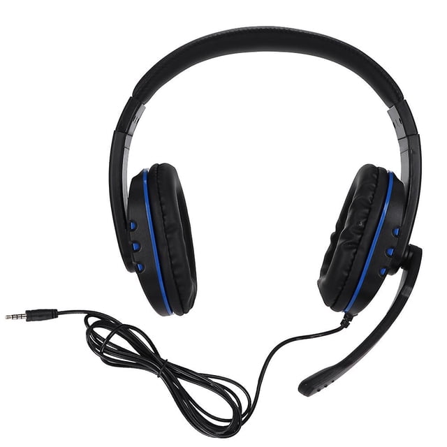 Universal Double-Sided Headset with Microphone Gaming Headphones for PS4/Slim/Pro/ONES X/Switch