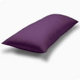 thumbnail image 4 of Bare Home Body Pillowcase - Zipper Closure - Ultra Soft - Double Brushed - Plum, 4 of 6