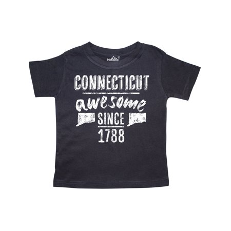 

Inktastic Connecticut Awesome Since 1788 Gift Toddler Boy or Toddler Girl T-Shirt