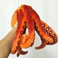 thumbnail image 2 of Simulation Orange Octopus Baby Kids Children Stuffed Plush Toy For Birthday Gift Sea Animals, 2 of 6