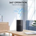 thumbnail image 2 of FULMINARE Air Purifiers for Bedroom H13 HEPA Air Purifier with LED Light, Timing Settings, 3 Speeds, Smart Portable Air Purifier for Home, Smoker, Re, 2 of 9