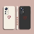 thumbnail image 2 of Case For Xiaomi 13 12 12S 11 11T 10 10S 9 9SE 8 8SE Pro Ultra Lite Colour Simple Liquid Silicone Case Simple Lover Line Art, 2 of 5