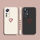 thumbnail image 2 of Case For Xiaomi 13 12 12S 11 11T 10 10S 9 9SE 8 8SE Pro Ultra Lite Colour Simple Liquid Silicone Case Simple Lover Line Art, 2 of 5