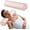Ripple Pink, variant on Memory Foam 4" Round Pillow, Cervical Neck Pillow for Pain Relief, Cylinder Pillows 18"x 4", Removable Cover, Neck Roll Pillow for Sleeping, Pink Ripple