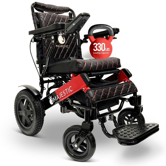 Majestic Fauteuil Roulant Électrique, Fauteuils Roulants Électriques Légers, Seulement 49 Lb, Capacité de 330 Lb