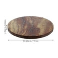 thumbnail image 5 of WHAMVOX 2 pcs Wood Grain Trash Can Lids Replacement Covers for Garbage Bins, 5 of 6