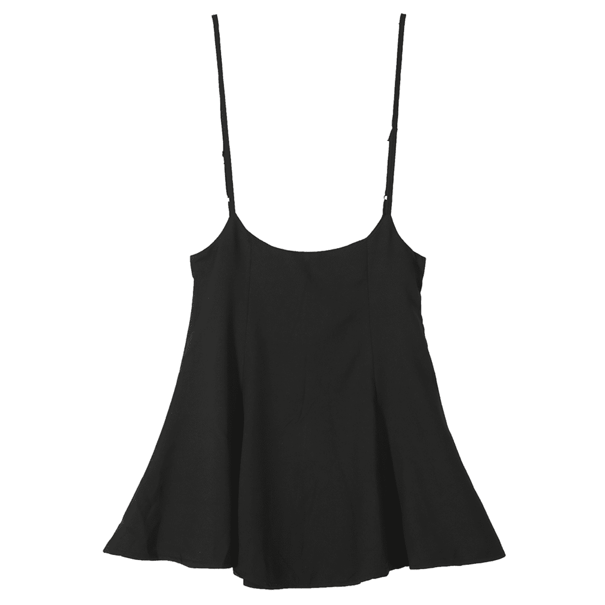 Merqwadd - Women Belt High Waist Suspender Skirt Pastel Skater Flared Pleated Mini Dress 