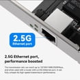 2.5G PCI-E to RJ45 Wired Network Card 2500Mbps 2.5Gbps Ethernet LAN ...