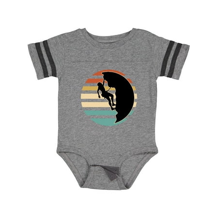 

Inktastic Rock Climbing Mountain Climber Silhouette Gift Baby Boy or Baby Girl Bodysuit