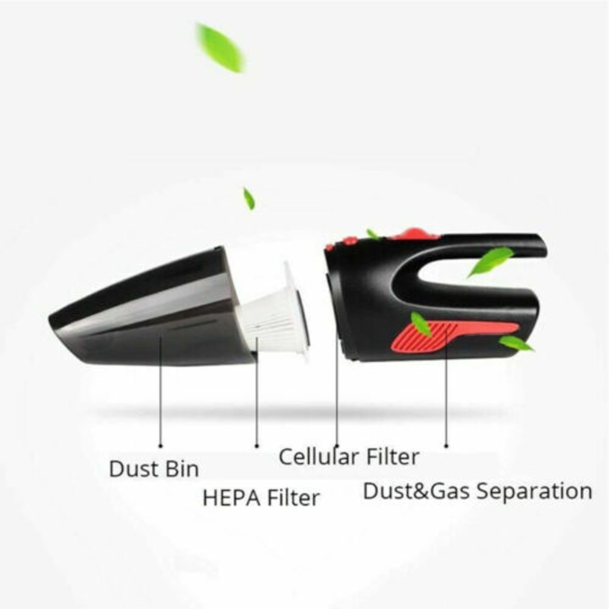 SAYFUT Car Vacuum Cleaner 12V With 120W For Auto Mini Portable Wet Dry Handheld Duster