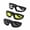 3-Pack Gray / Clear / Yellow, variant on 3 Pack Motorcycle Riding Glasses Clear Lens Wind Resistant Sports Goggles Cycling Eye Protection Sunglasses for Men and Women