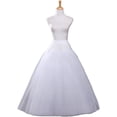 thumbnail image 4 of Jupon Aline Sans Cerceau Crinoline Jupon sous-Jupe Combinaisons pour Robe de Mariée CAPPT026, 4 of 7