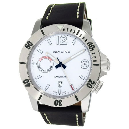 Lagunare Automatic L1000 Steel Mens Divers Watch White Dial 3899.11.D9