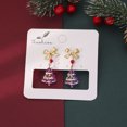 thumbnail image 3 of Yoyauz Christmas Earrings For Ladies Christmas Trees Lightweight Earrings Cute Christmas Parties Jewelry Gifts, 3 of 5