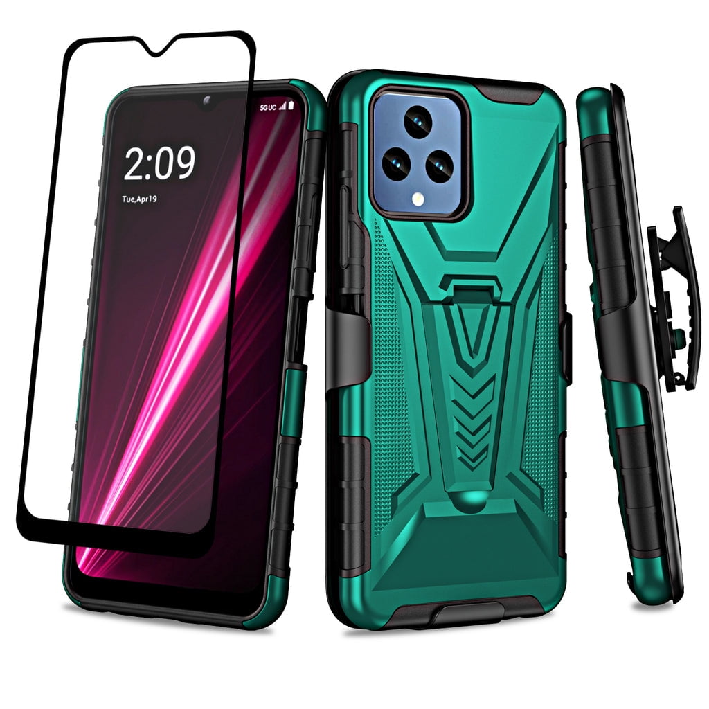 GW USA Case for TMobile Revvl 6 5G Case with Tempered Glass Screen