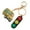 A, variant on School Bus Bag Charm Pendant Traffics Light School Bus keychains Keyring for Women Men Backpack Purse Handbag Decors