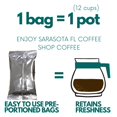 thumbnail image 2 of Paquetes de café Sarasota Coffee de 2 onzas, tostado medio, 36 unidades, 2 of 9