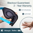 thumbnail image 5 of MyHalos Sleep Mask - 100% Blackout Sleeping Mask for Women, Men and Side Sleepers - Premium Memory Foam, 3D Sleeping Eye Mask for Zero Eye Pressure, Eyelash Friendly, Soft & Breathable Design, 5 of 7