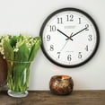 thumbnail image 5 of La Crosse Technology 14 inch Atomic Analog Wall Clock, Black, WT-3143A, 5 of 6