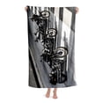 thumbnail image 3 of Harley Davidson Toalla de playa de secado rápido con diseño temático, regalo para mujeres y niñas, ideal para cumpleaños, fans, amantes de la música, uso en la playa o al aire libre, 78 × 150 cm, 3 of 6