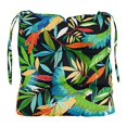 thumbnail image 2 of 16-inch Outdoor Spun Polyester Square Tufted Chair Cushions (Set of 2), 2 of 2