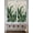 Off-White, variant on Palm Leaves Tropical Bathroom Window Curtain, Green Botanical Summer Linen Light Filtering Coffee Kitchen Curtains, Bedroom Living Room Curtains 2 Panel 84"x63"