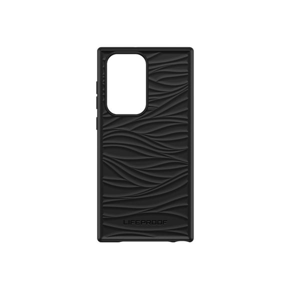 LifeProof WAKE - Back cover for cell phone - 85% ocean-based recycled plastic - black - mellow wave pattern - for Samsung Galaxy S22 Ultra