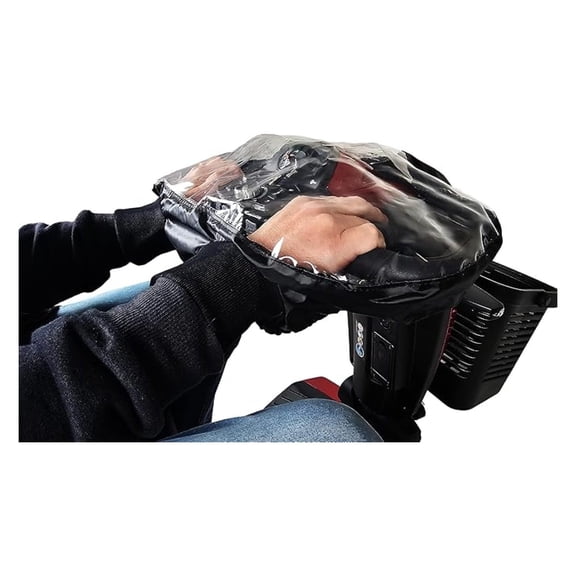 FRONT TILLER COVER Weatherproof for Pride Mobility Scooter black