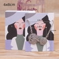 thumbnail image 3 of Zerong 50pcs jewelry set package card flower style Earrings and Necklace Display Cards E 50card, 3 of 6