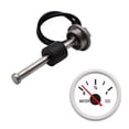thumbnail image 1 of 0-190Ohm 52MM Water Level Gauge Red Backlight Water Tank Level Indicator Meter With Fuel Level Sensor 200MM 250MM 300MM 400MM ,Suits Most Tanks, 1 of 7