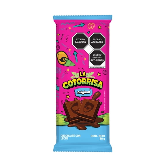 Chocolate la cotorrisa de leche en barra 60 g