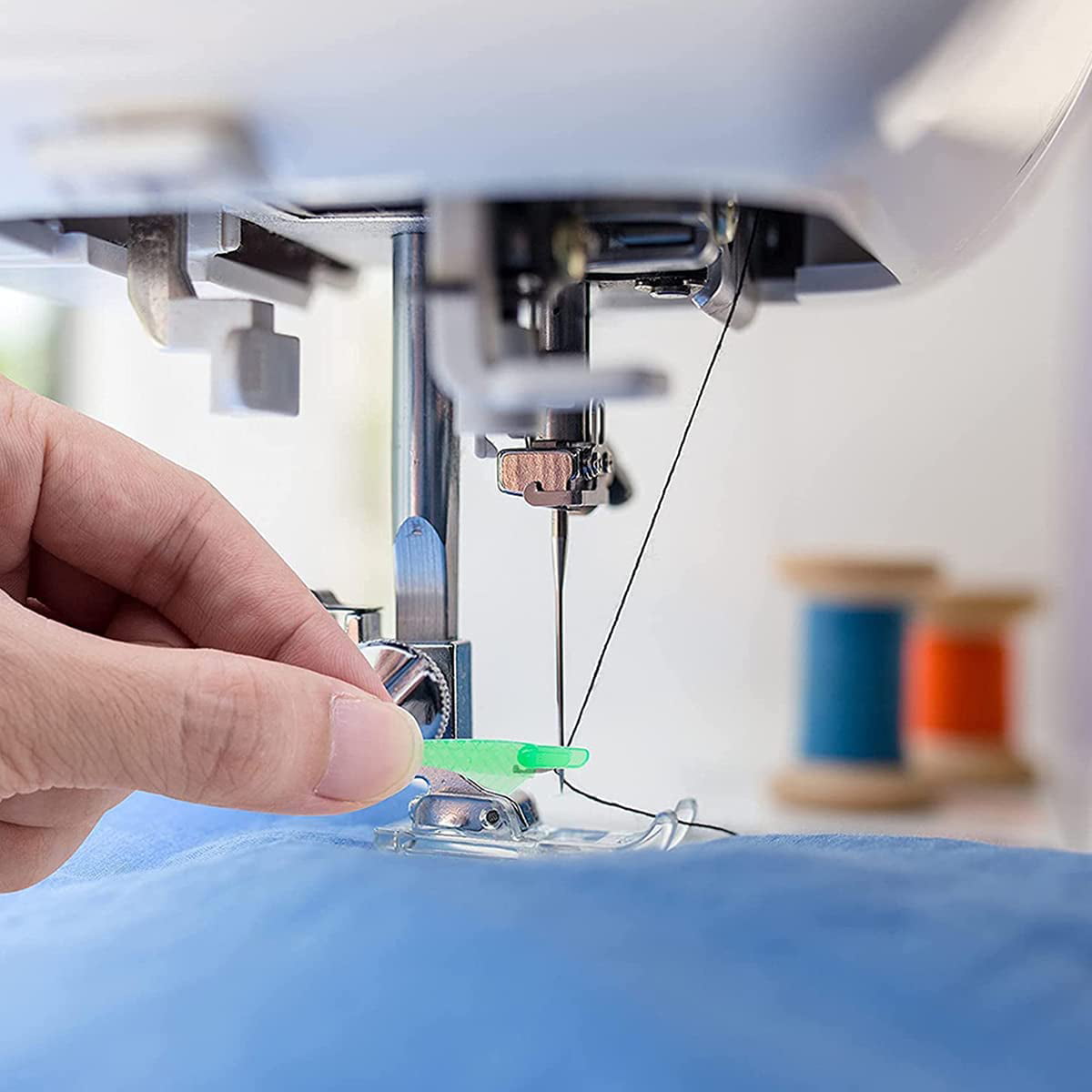 10 Pcs Sewing Machine Needle Threaders, Fish Type Needle Threader, Quick  Sewing Machine Loop Needle Threaders Tool, Automatic Sewing Needle Threader  Green