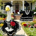 thumbnail image 4 of Complete Festival Decoration Set for Large White Goose Statues, Delicate Matching Costume Accessories and Artistic Sculpture Ornaments, Seasonal Outdoor Decor for Courtyard Lawn, Porch Display, O, 4 of 5