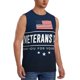 thumbnail image 2 of Fotbe Happy Veterans Day Men's Camiseta sin Mangas Estampada para Hombres, Playera Casual para Gimnasio, Entrenamiento, Playa-XX-Large, 2 of 7