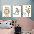 thumbnail image 4 of CreativeArrowy Cartoon Mural Decorative Painting Animal Print Picture Posters Kids Baby DIY Wildlife Animal Printed Picture Bedroom, 4 of 14