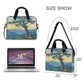 thumbnail image 3 of FORMRS 16" Laptop Bag Carrying Sleeve Case with Handle Travel Shoulder Briefcase, Retro Mountain, 3 of 8