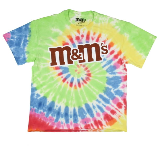 Mad Engine - M&M's Women's Mars Candy Chocolate M and M Spiral Tie-Dye ...