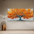 thumbnail image 7 of Canvas Wall Art for Living Room - Large Red Tree of Life Canvas Prints, Modern Abstract Nature Painting Wall Decor for Bedroom Bathroom and Office, 7 of 7