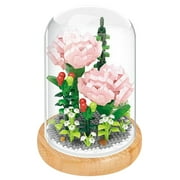 MesaSe Flower Bouquet Building Blocks Children‘s Educational Toys Immortal Flower Building Blocks Flower Eternal Flower DIY Toys