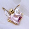 thumbnail image 3 of Crystal Angel Brooch for Women, 3 of 3