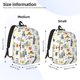 thumbnail image 2 of Balery New York Mochila Clásica Impresa Básica para Viaje, Mochila Escolar Resistente al Agua, Mochila de Lona con Correas Ajustables-Medium, 2 of 5