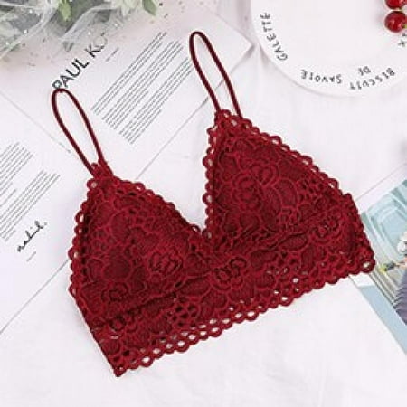 

Clearance Simple Lace Push Up Tube Top Women Camis Solid Tube Top