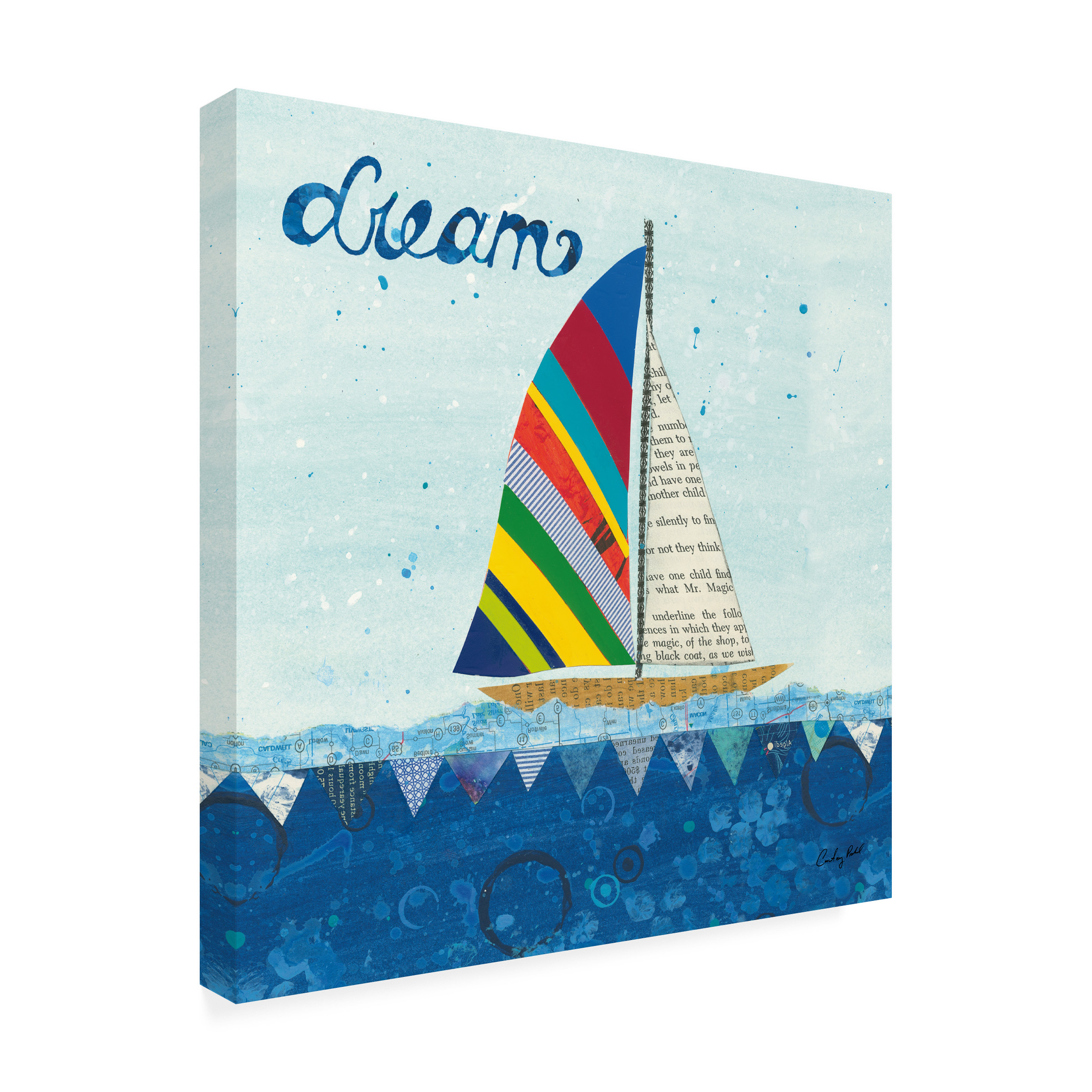 Trademark Fine Art 'Rainbow Spinnakers II' Canvas Art by Courtney Prahl